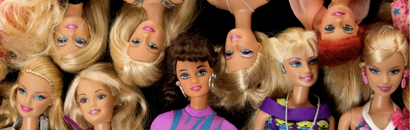Two Barbies and Five Pencils